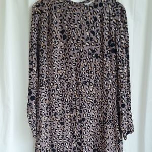 H&M Women's animal print dress. NWT. Sz 14.